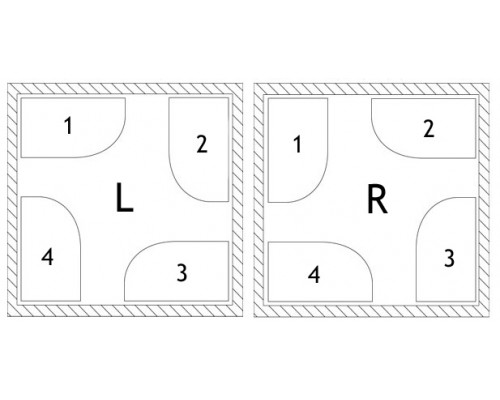 Акриловая ванна Aquanet Jersey 170x90, 002039 L/R (203988/203989)