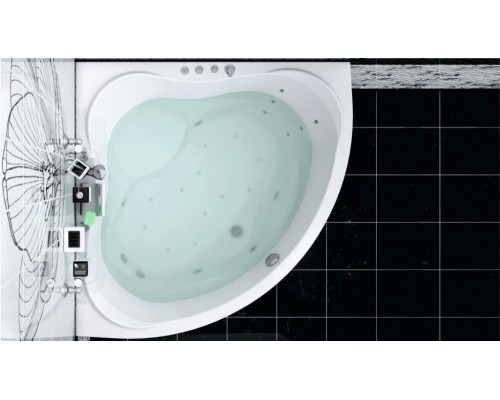 Ванна акриловая Aquanet Malta New 150 x 150 см (204003)