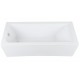 Ванна акриловая Aquanet Bright 170х70 см, с каркасом, белая, 267835
