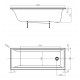 Ванна акриловая Aquatek Eco-friendly Лайма 150 x 70 см, белая, LAI150-0000001