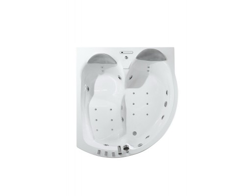 Ванна гидромассажная акриловая Black&White Galaxy GB5005, 175 х 160 см, белая