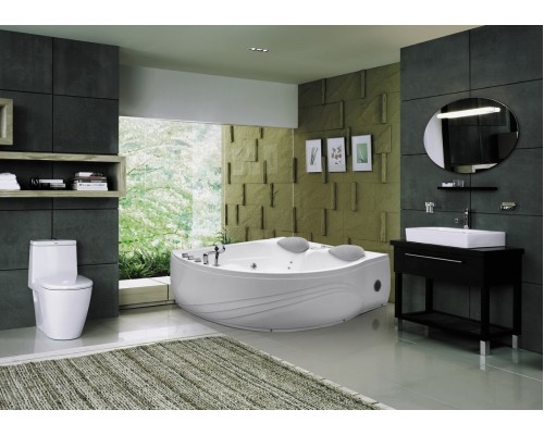 Ванна гидромассажная акриловая Black&White Galaxy GB5005, 175 х 160 см, белая