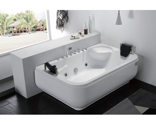 Ванна гидромассажная акриловая Gemy G9085 B L/R 180 х 116 x 69 см, встраиваемая, белая, левая/правая Ванна гидромассажная акриловая Gemy G9085 B L/R 180 х 116 x 69 см, встраиваемая, белая, левая/правая