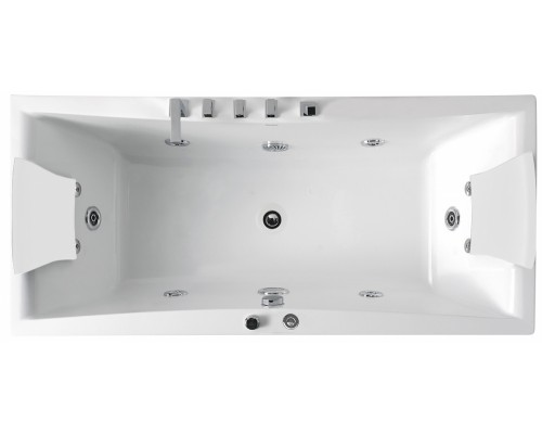 Ванна гидромассажная акриловая Gemy G9076 B 177 х 81 x 60 см, встраиваемая, белая