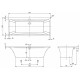 Квариловая ванна Villeroy&Boch Squaro Edge 12, 180 х 80 см, alpin, UBQ180SQE2DV-01