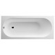 Квариловая ванна Villeroy&Boch Oberon 180x80 UBQ180OBE2V-01, alpin без отверстия и перелива