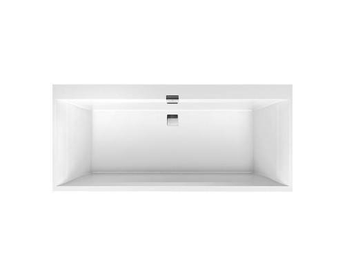 Квариловая ванна Villeroy&Boch Squaro Edge 12, 180 х 80 см, alpin, UBQ180SQE2DV-01