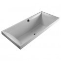 Ванна Villeroy&Boch Squaro 180x80 UBQ180SQR2V-01, alpin