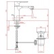 Смеситель Gattoni H2Omix 3041C0cr для раковины