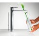 Смеситель для раковины Hansgrohe Metris 31183000, хром, д/к, высокий