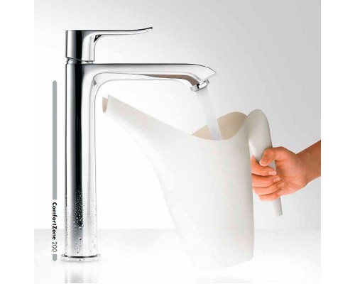 Смеситель для раковины Hansgrohe Metris 31183000, хром, д/к, высокий