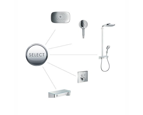 Смеситель Hansgrohe ShowerSelect для душа, термостатический, хром, 15763000