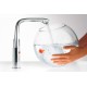 Смеситель для раковины Hansgrohe Metris 31087000 высокий, со сливным гарнитуром
