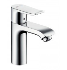 Смеситель Hansgrohe Metris 31080000 для раковины, со сливным гарнитуром