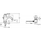 Смеситель Jacob Delafon Fairfax E72090 для раковины с донным клапаном