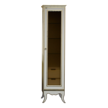 Шкаф - пенал Misty Анжелика - Пенал 40 прав. бежевый/ сусальное золотоЛ-Анж05040-381П