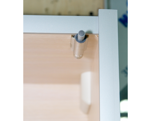 Шкаф - пенал Misty Джулия - 35 Пенал правый КРАКОЛЕТ красный Л-Джу05035-0413П