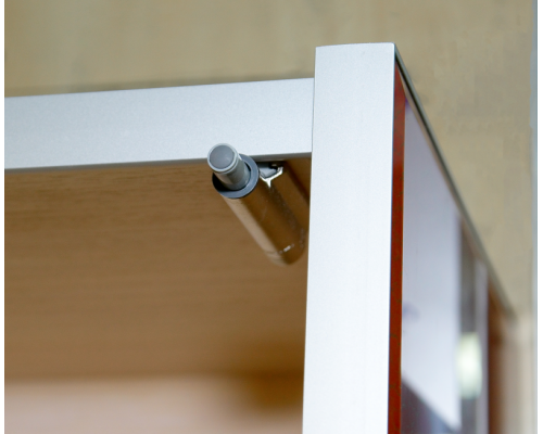 Шкаф - пенал Misty Джулия - 35 Пенал правый КРАКОЛЕТ красный Л-Джу05035-0413П