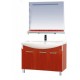 Тумба под раковину Misty Джулия 105 Тумба прямая КРАКОЛЕТ красный Л-Джу01105-0413Пр