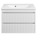 Тумба под раковину MISTY Brevita Balaton - 80 подвесная (белая) Тумба под раковину MISTY Brevita Balaton - 80 подвесная (белая)