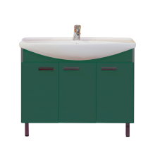 Тумба под раковину Misty Джулия 105 Тумба прямая зеленая Л-Джу01105-0810Пр