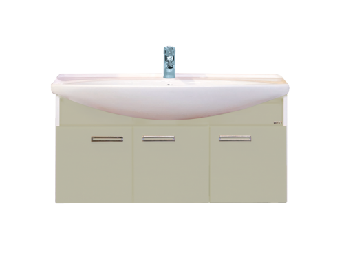 Тумба под раковину Misty Джулия 105 тумба подвесная бежевая Л-Джу01105-0310По