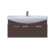 Тумба под раковину Misty Джулия 105 тумба подвесная коричневая Л-Джу01105-1410По