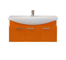 Тумба под раковину Misty Джулия 105 тумба подвесная оранжевая Л-Джу01105-1310По