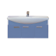 Тумба под раковину Misty Джулия 105 тумба подвесная синяя Л-Джу01105-1110По