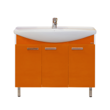 Тумба под раковину Misty Джулия 105 тумба прямая оранжевая Л-Джу01105-1310Пр