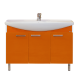 Тумба под раковину Misty Джулия -120 Тумба прямая оранжевая Л-Джу01120-1310Пр