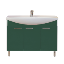 Тумба под раковину Misty Джулия -120 Тумба прямая зеленая Л-Джу01120-0810Пр