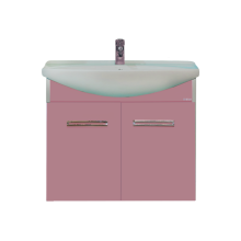 Тумба под раковину Misty Джулия - 65 Тумба подвесная розовая Л-Джу01065-1210По
