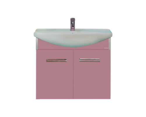 Тумба под раковину Misty Джулия - 65 Тумба подвесная розовая Л-Джу01065-1210По