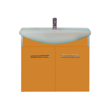 Тумба под раковину Misty Джулия 65 тумба подвесная оранжевая Л-Джу01065-1310По