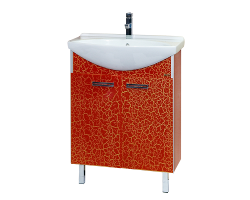 Тумба под раковину Misty Джулия 65 тумба прямая краколет красная Л-Джу01065-0413Пр