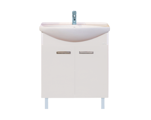 Тумба под раковину Misty Джулия - 75 Тумба прямая белая White Л-Джу01075-5210Пр