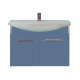 Тумба под раковину Misty Джулия 75 тумба подвесная синяя Л-Джу01075-1110По