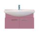 Тумба с раковиной Misty Джулия 85 тумба подвесная розовая Л-Джу01085-1210По