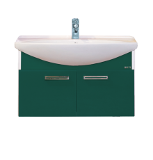 Тумба с раковиной Misty Джулия 85 тумба подвесная зеленая Л-Джу01085-0810По