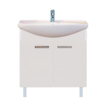 Тумба под раковину Misty Джулия 85 тумба прямая белая Wihte Л-Джу01085-5210Пр