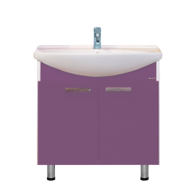 Тумба под раковину Misty Джулия 85 тумба прямая сиреневая Л-Джу01085-1510Пр