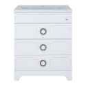 Тумба под раковину Misty Лейла - 60 с 3 ящ. белая Пр-Лей01060-013Я Тумба под раковину Misty Лейла - 60 с 3 ящ. белая Пр-Лей01060-013Я