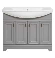 Тумба под раковину Misty Лувр - 105 (серая) П-Лвр01105-502