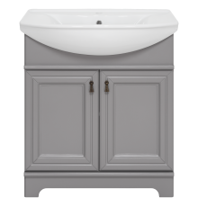 Тумба под раковину Misty Лувр - 65 (серая) П-Лвр01065-502