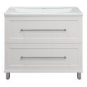Тумба под раковину Misty Марта - 100 с 2 ящ. (белый) П-Мрт07100-011Пр
