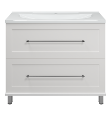 Тумба под раковину Misty Марта - 100 с 2 ящ. (белый) П-Мрт07100-011Пр