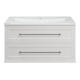 Тумба под раковину Misty Марта - 100 с 2 ящ. подвесная (белый) П-Мрт09100-011Пр