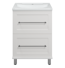 Тумба под раковину Misty Марта - 60 с 2 ящ. (белый) П-Мрт07060-011Пр