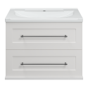 Тумба под раковину Misty Марта - 70 с 2 ящ. подвесная (белый) П-Мрт09070-011Пр